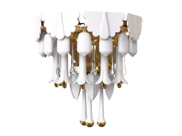 SEASONS - Porcelain wall lamp by Lladró