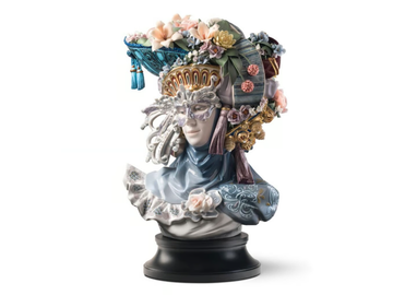 VENETIAN FANTASY WOMAN - Porcelain decorative object by Lladró