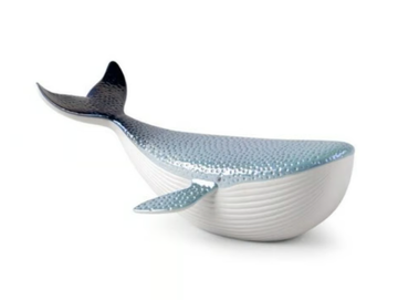 WHALE - LITTLE - Porcelain decorative object by Lladró
