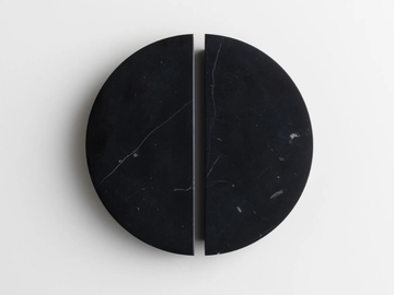 ARC - Nero Marquina marble furniture handle by Lo & Co Interiors