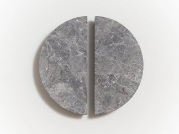 ARC - Tundra Grey marble furniture handle by Lo & Co Interiors