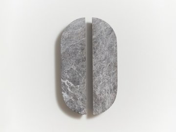 DOT - Tundra Grey marble furniture handle by Lo & Co Interiors