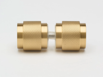 KINTORE - Brass furniture knob for shower cabin by Lo & Co Interiors