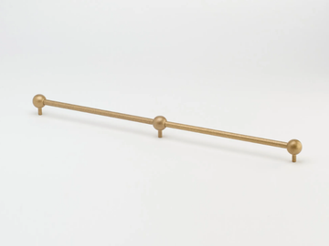 SPHERE - Brass Bridge furniture handle by Lo & Co Interiors