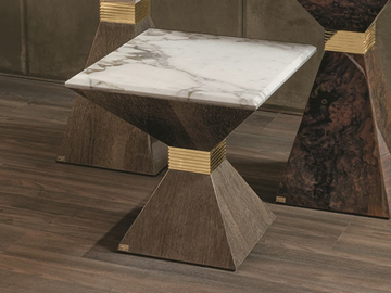 ANDY - Wooden coffee table for living room by Longhi
