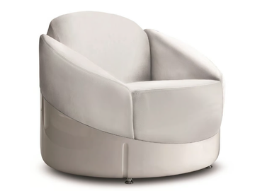 ASTREA - Dacron® armchair by Longhi