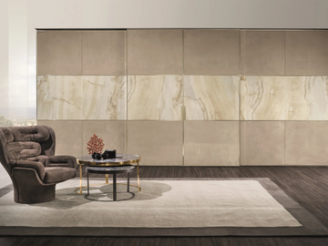 BE MINE - Leather boiserie by Longhi