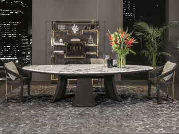 DAMIEN - Dining table by Longhi