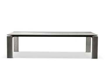 DOMINIC - Marble dining table by Longhi