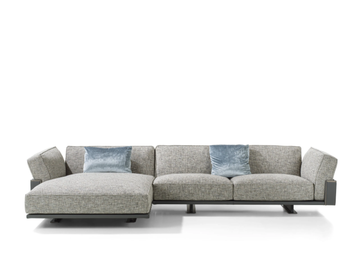 RITUAL - Sectional fabric sofa by Longhi