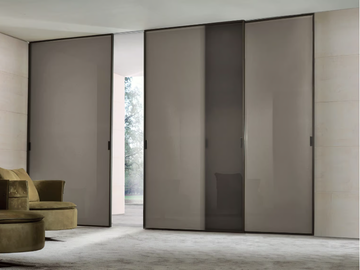 SPARK - Satin glass door by Longhi