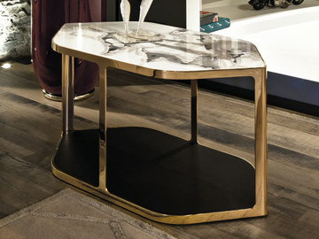 TILES - Hexagonal high side table by Longhi