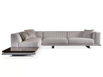 YOUNG - Sectional sofa with removable cover by Longhi