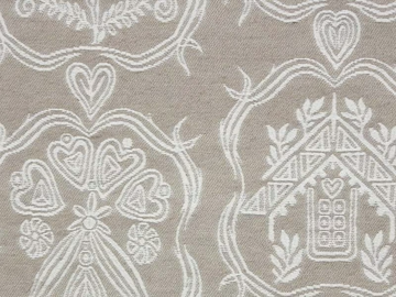 ALPAGE STEMMI - Jacquard fabric with graphic pattern by L'Opificio