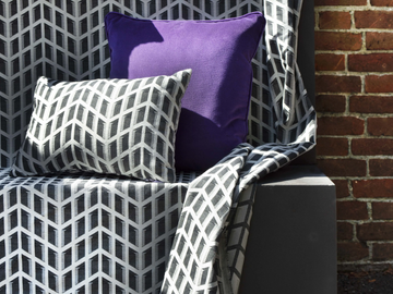 ARCHITRAME FACADES - Jacquard fabric with graphic pattern by L'Opificio