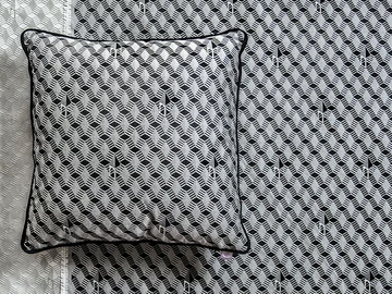 ARCHITRAME SCALE - Jacquard fabric with graphic pattern by L'Opificio
