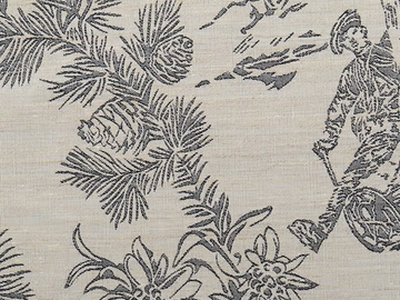 JUÌ - Jacquard fabric with graphic pattern by L'Opificio