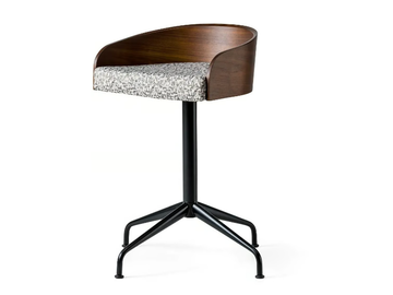 ARCHETIPO - Walnut stool by L'Ottocento