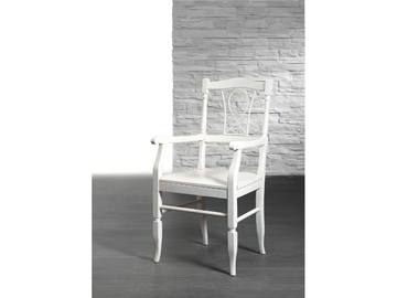 MONTEREY - Oak chair with armrests by L'Ottocento