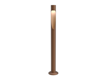 FLINDT GARDEN BOLLARD - LED Corten™ bollard light by Louis Poulsen