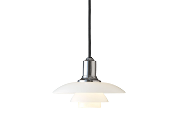 PH 2/1 - Opal glass pendant lamp by Louis Poulsen