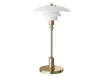 PH 2/1 PORTABLE - Rechargeable LED opal glass table lamp by Louis Poulsen