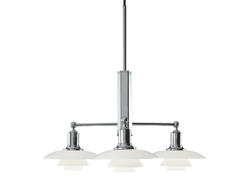 PH 2/1 STEM FITTING - LED aluminium chandelier by Louis Poulsen