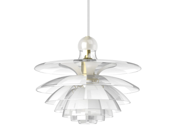 PH SEPTIMA - Glass pendant lamp by Louis Poulsen