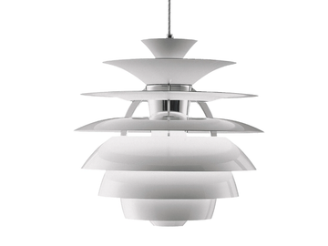 PH SNOWBALL - Aluminium pendant lamp by Louis Poulsen