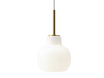 VL RING CROWN 1 - Opal glass pendant lamp by Louis Poulsen