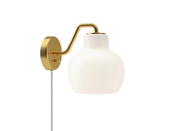 VL RING CROWN - Opal glass wall light by Louis Poulsen