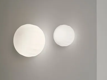 LITA - Blown glass wall lamp / ceiling lamp by Luceplan