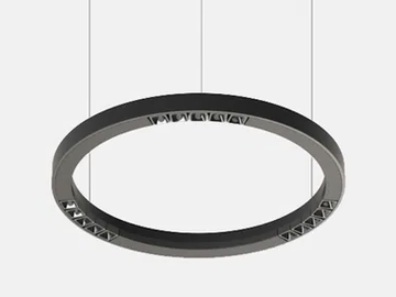 FILE FLEX CIRCLE SPOT 48V - LED extruded aluminium pendant lamp by Lucifero's
