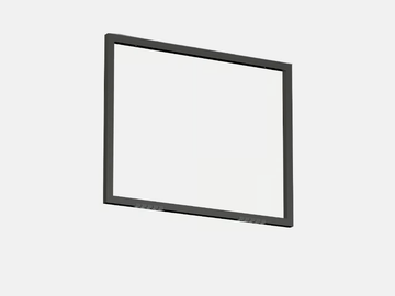 FILE FLEX SQUARE CEILING P108 - LED extruded aluminium ceiling lamp by Lucifero's