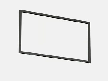 FILE FLEX SQUARE CEILING P158 - LED extruded aluminium ceiling lamp by Lucifero's