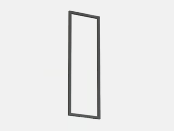 FILE FLEX SQUARE CEILING P515 - LED extruded aluminium ceiling lamp by Lucifero's