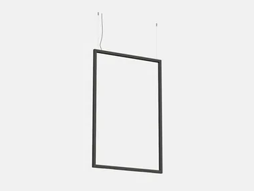 FILE FLEX SQUARE SUSPENSION S1015 - LED extruded aluminium pendant lamp by Lucifero's