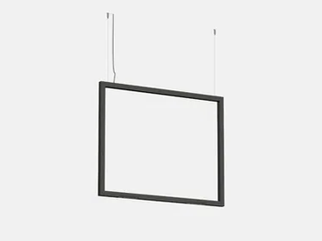 FILE FLEX SQUARE SUSPENSION S108 - LED extruded aluminium pendant lamp by Lucifero's