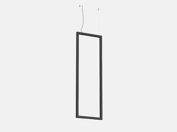 FILE FLEX SQUARE SUSPENSION S515 - LED extruded aluminium pendant lamp by Lucifero's