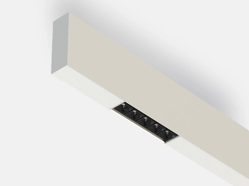 FILE H - LED extruded aluminium ceiling lamp by Lucifero's