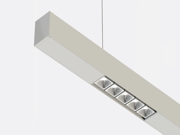 FILE - LED extruded aluminium pendant lamp by Lucifero's