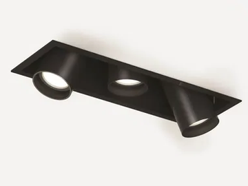 MINI SIGHT 3 - Recessed LED adjustable metal spotlight by Lucifero's