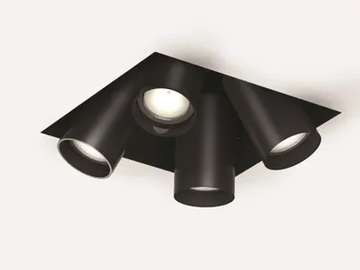 MINI SIGHT 4M - LED multiple adjustable metal spotlight by Lucifero's