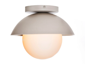 S-DANOISE 0906-LA20 - Glass and aluminium ceiling lamp by Luminaire Authentik