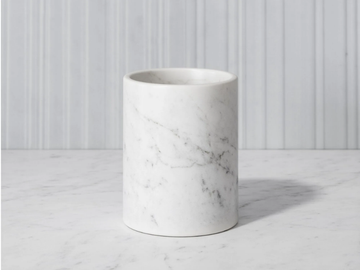 CONSERO - Countertop Carrara marble toothbrush holder by LUSSO