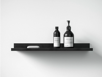 DESIGNO - Stainless steel bathroom wall shelf by LUSSO