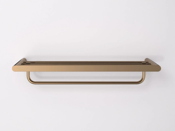 LUXE - Stainless steel bathroom wall shelf by LUSSO