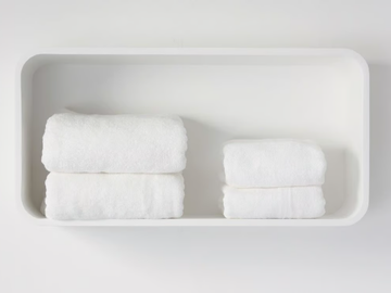 QUBE - Resin Stone bathroom wall shelf by LUSSO