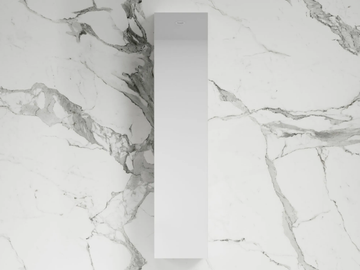 SENSE - Suspended bathroom column with doors with mirror by LUSSO