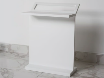 Standing towel rack - Standing Resin Stone towel rack by LUSSO